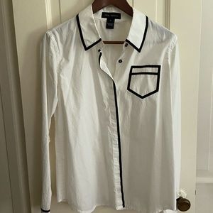 ASO Gwyneth Paltrow and Megan Markle Pink Tartan Tromp L'oeil Shirt